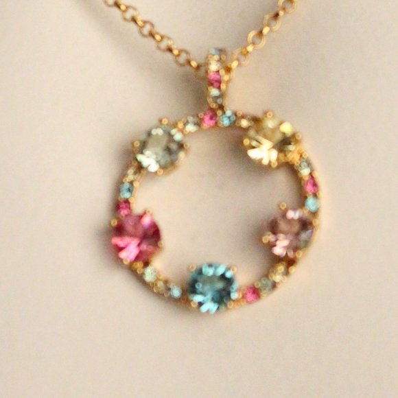 NWT Kate Spade Carnival Crystal Gold Necklace - Picture 4 of 5